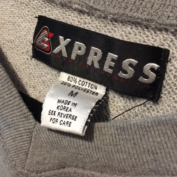 Express gray sweatshirt - Picture 3 of 3